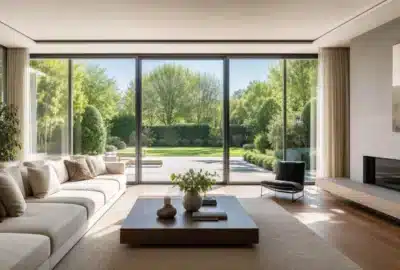 baie vitree aluminium