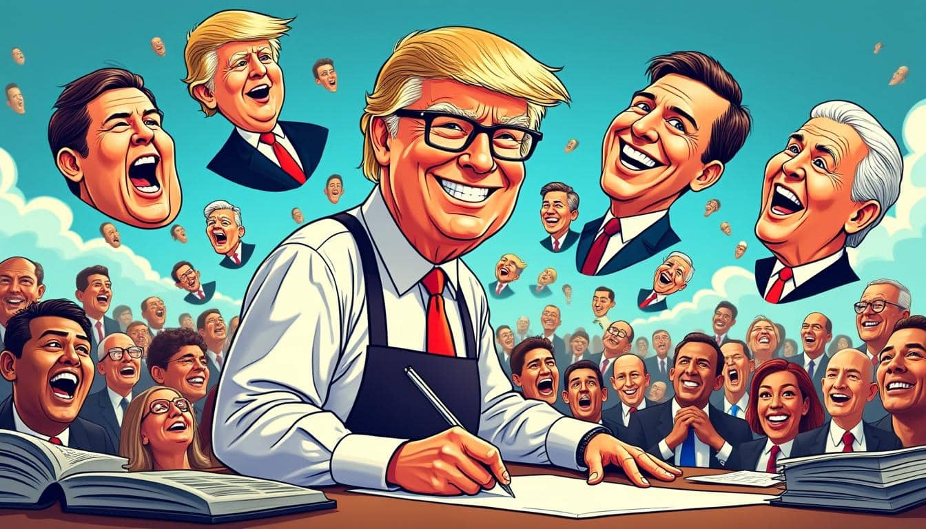 découvrez comment les caricatures, par leur humour et leur capacité à critiquer la société, demeurent un outil puissant de communication et de réflexion. plongez dans l'art de la satire et son impact au fil des siècles.