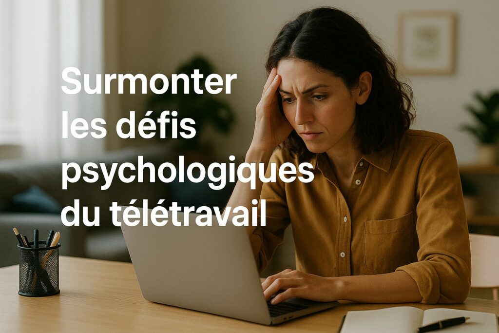 Surmonter les défis psychologiques du télétravail