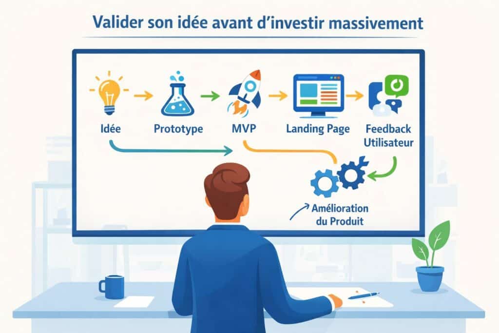 Valider son idée avant d’investir massivement