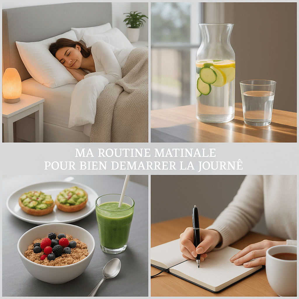Routine matinale bien-être → Commencez la journée en douceur!