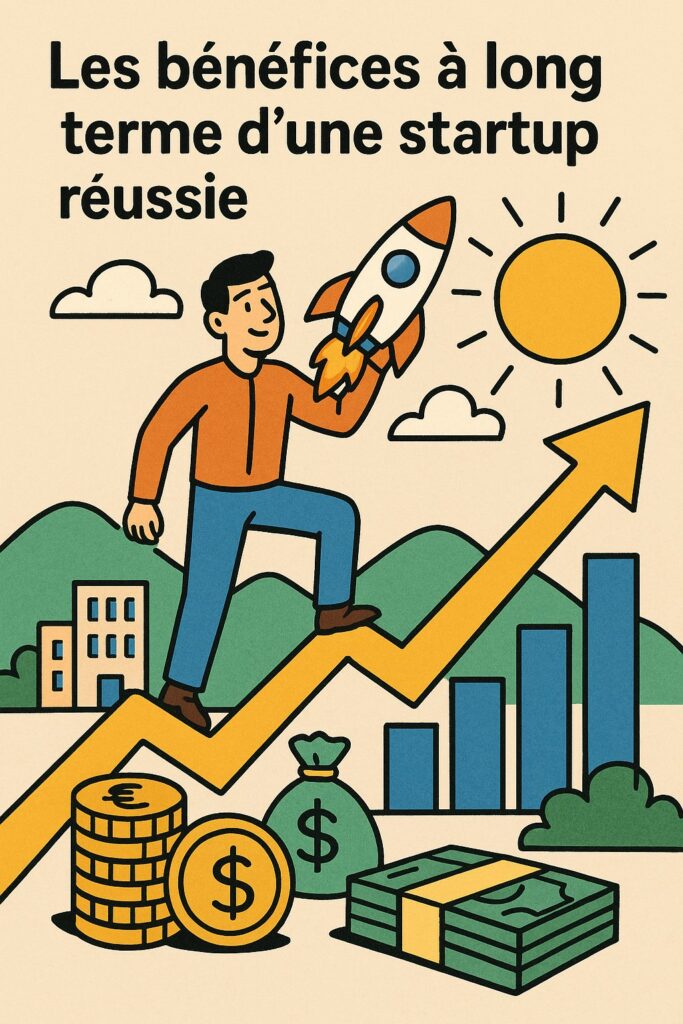 Les bénéfices à long terme d'une startup réussie