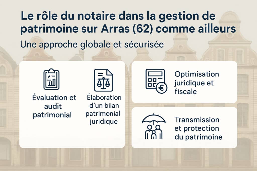role notaire gestion du patrimoine arras