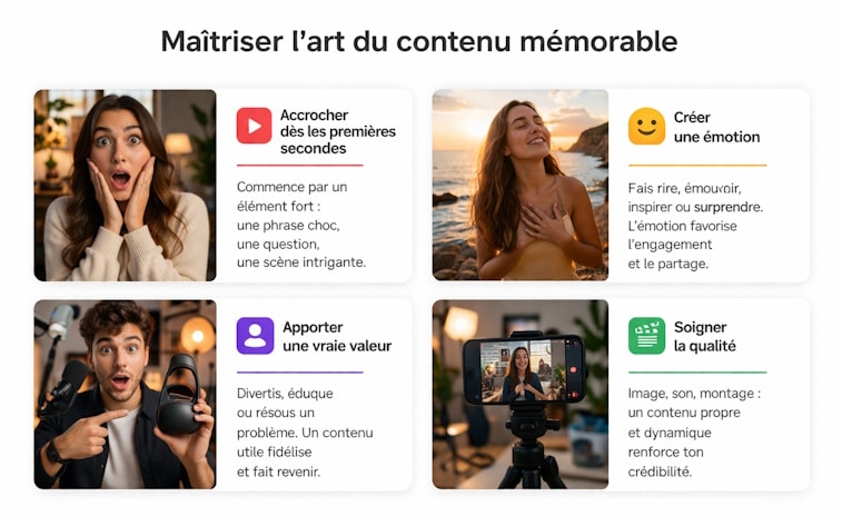 maîtriser le contenu mémorable