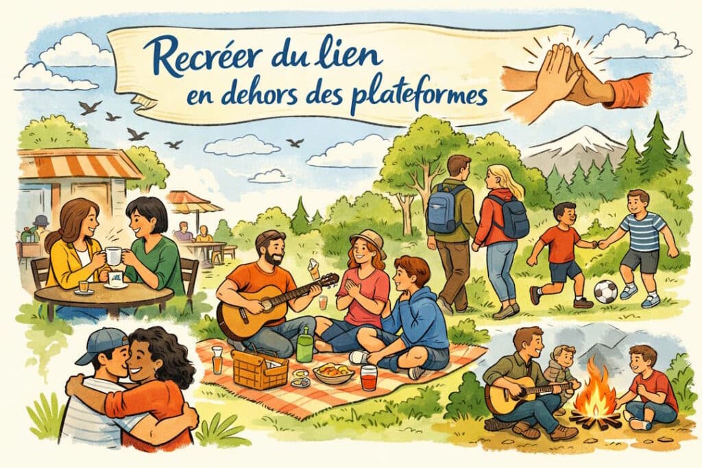 recréer du lien hors plateformes