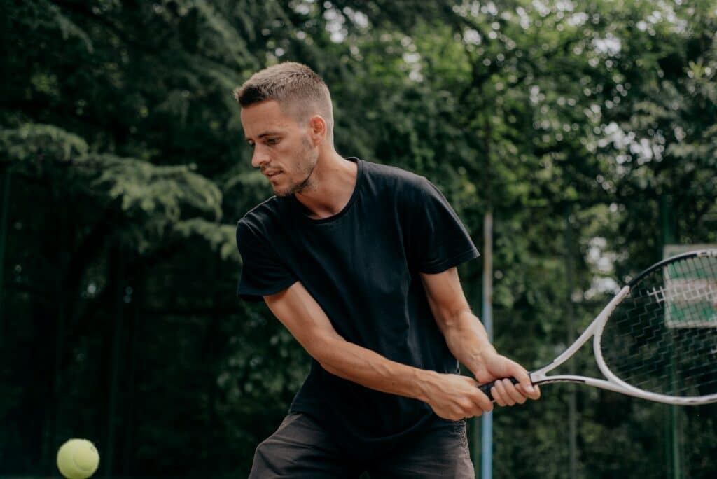 t-shirt au tennis