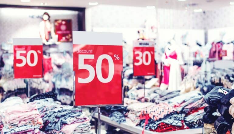 soldes en ligne ou en magasin