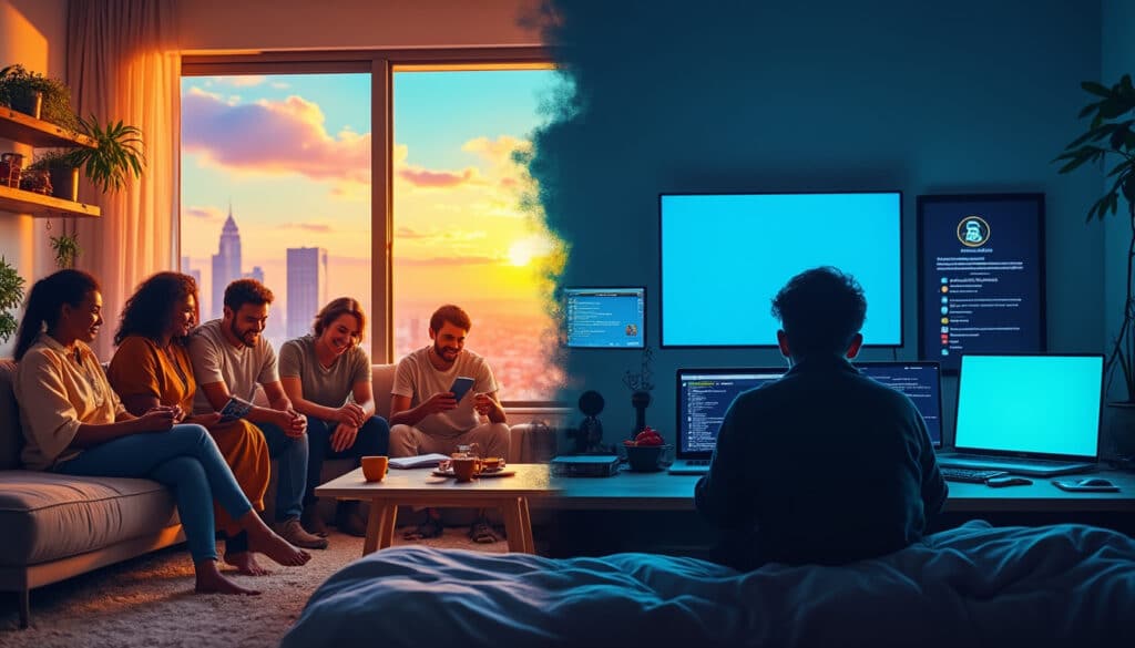 explorez la dualité des réseaux sociaux dans notre article 'réseaux sociaux : miroir de la société ou illusion ?'. découvrez comment ces plateformes reflètent nos comportements tout en créant des façades trompeuses. une réflexion essentielle sur l'impact des réseaux sociaux dans notre quotidien.