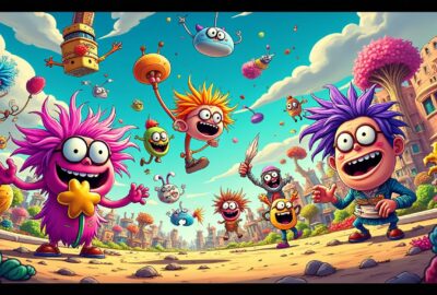 plongez dans l'univers délirant des personnages de dessins animés les plus loufoques ! découvrez des créatures colorées et excentriques qui font rire et émerveillent les spectateurs de tous âges. explorez leurs aventures hilarantes et leurs traits de caractère uniques qui les rendent inoubliables.