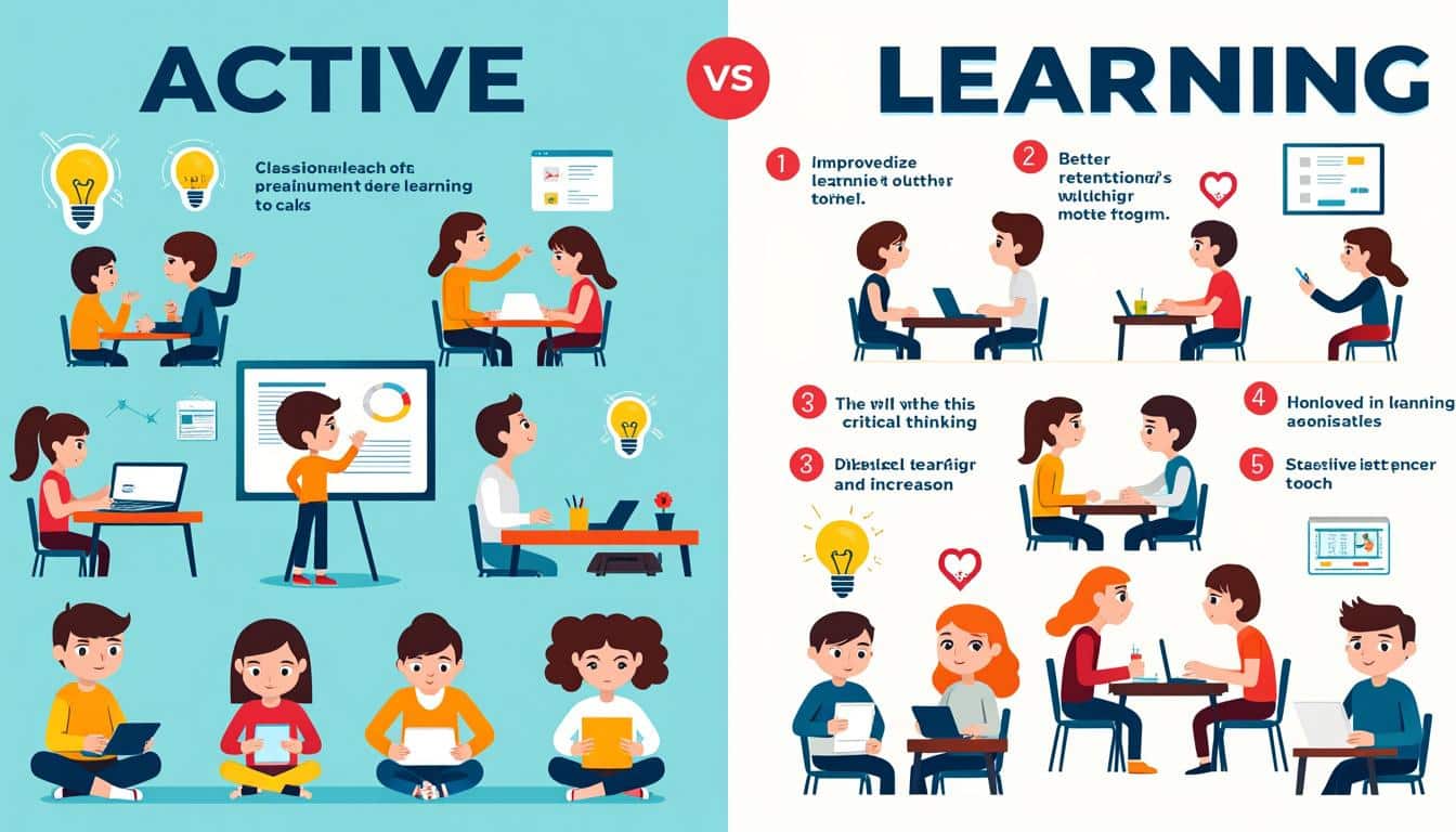 découvrez comment l'apprentissage actif surpasse l'apprentissage passif en stimulant l'engagement et la rétention des connaissances. explorez les avantages d'une approche interactive et participative pour maximiser votre potentiel d'apprentissage.