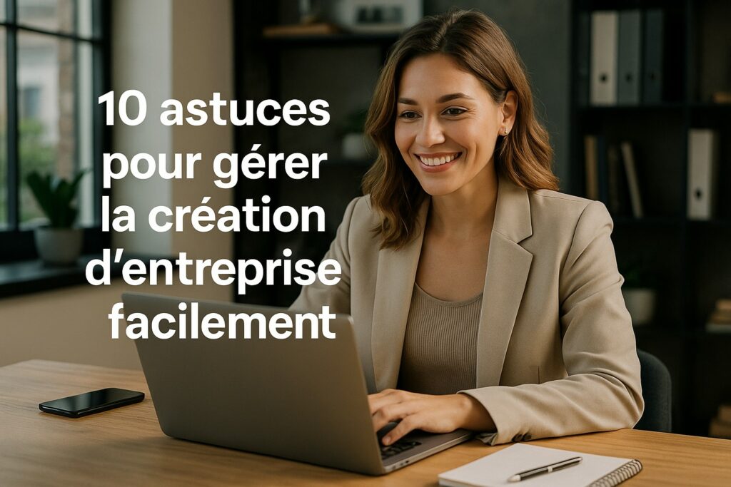 10 astuces pour gérer la création d'entreprise facilement