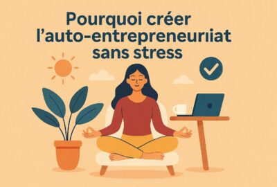 Pourquoi créer l'auto-entrepreneuriat sans stress
