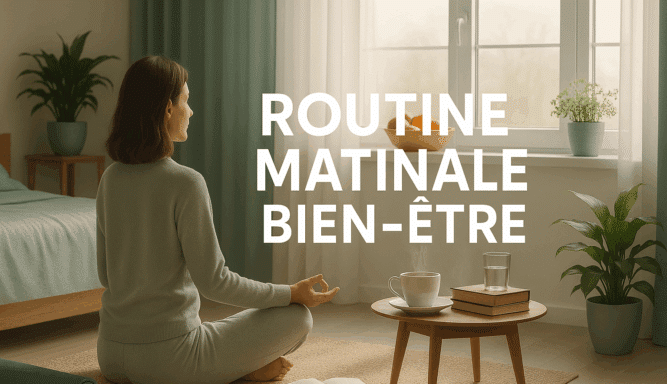 Routine matinale bien-être → Commencez la journée en douceur!