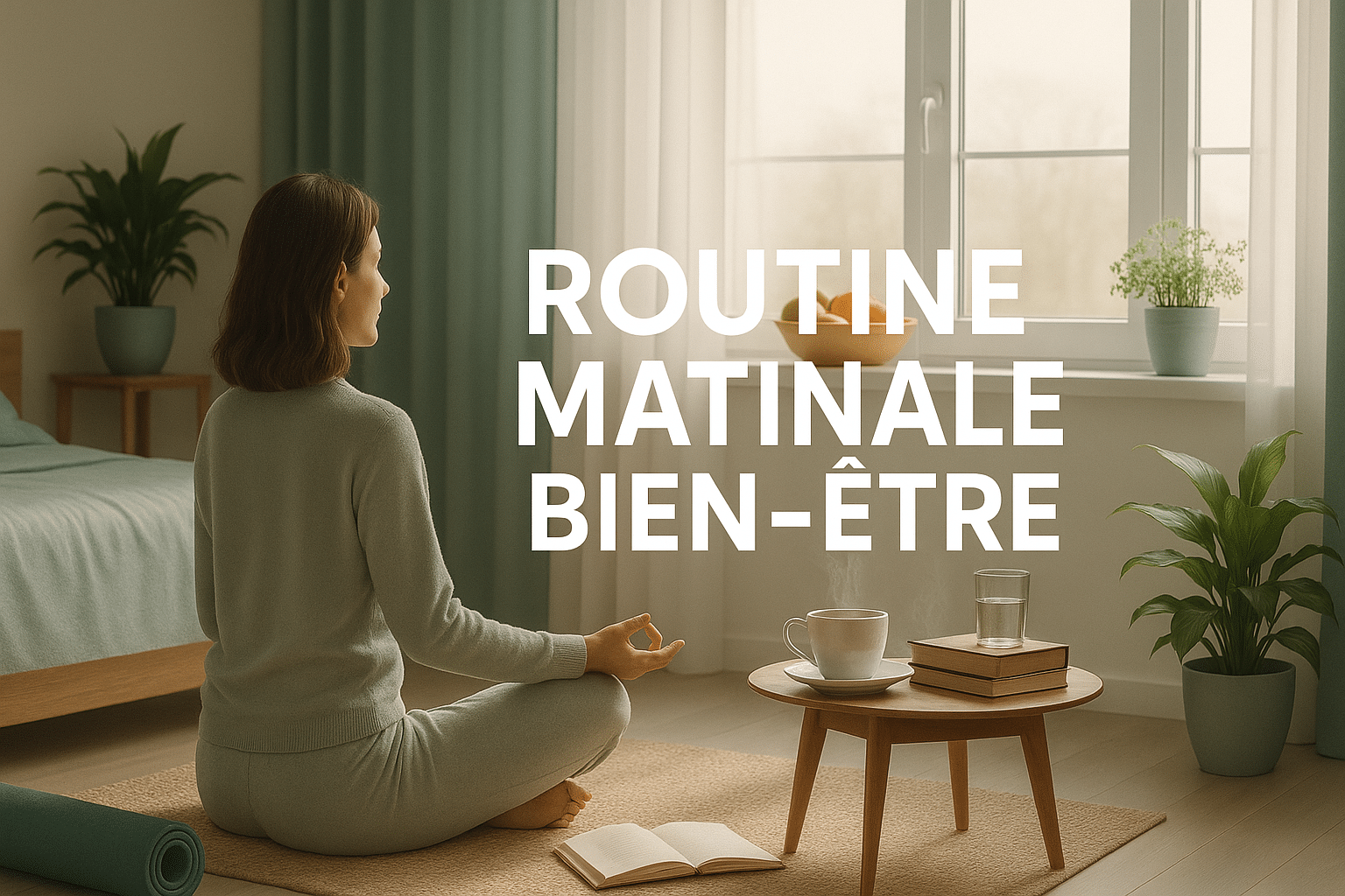 Routine matinale bien-être → Commencez la journée en douceur!