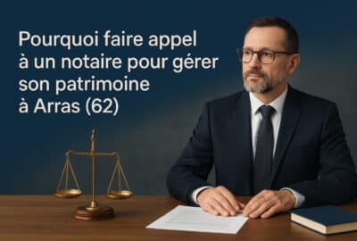 notaire gestion du patrimoine arras