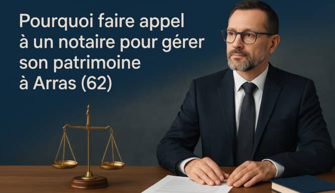 notaire gestion du patrimoine arras