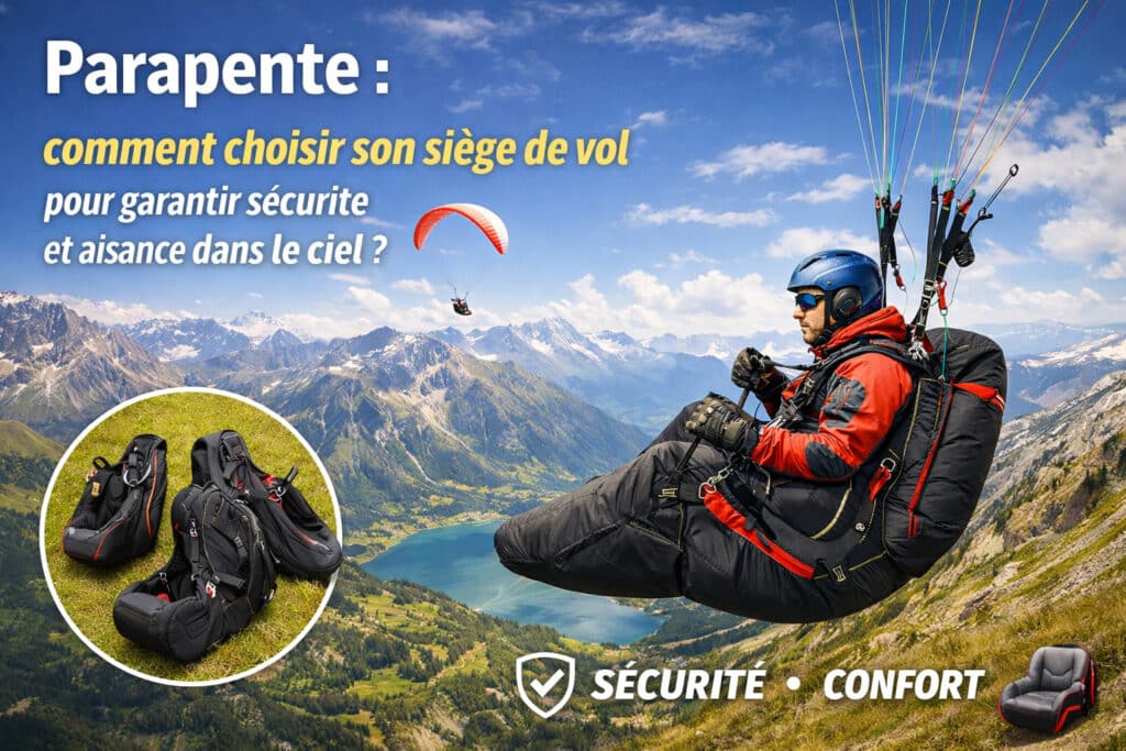 siege de vol parapente