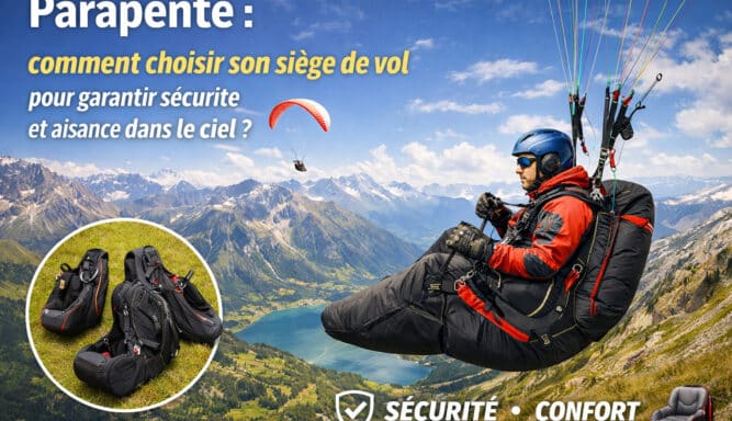 siege de vol parapente